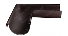 Угол желоба внешний, 90 гр,125 мм металлическая GrandLine 125/90 mm RAL 8017 Коричневый в Обнинске