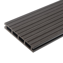 Террасная доска ДПК Dimdeck 3D-тиснение (V) 6 м Венге 6000 мм x 146 мм
