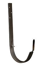 Крюк желоба длинный 125 мм металл Grand Line 125/90 mm RR 32 Тёмно-коричневый в Обнинске