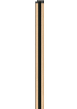 Рейка правая панели VOX Linerio S-line Natural Black 2650 мм x 35 мм