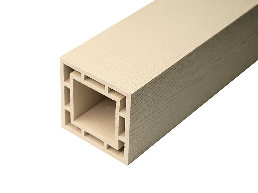 Ограждение из ДПК Faynag Wood Слоновая кость Столб 100х00х3000 м