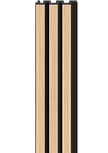 Панель реечная стеновая VOX Linerio M-line Natural Black 2650 мм x 122 мм