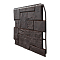 Панель FineBer Фасайдинг Дачный Туф 3D Тёмно-коричневый , фото 
