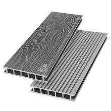 Террасная доска ДПК Savewood Ornus (T) 4 м Пепельный 4000 мм x 144 мм