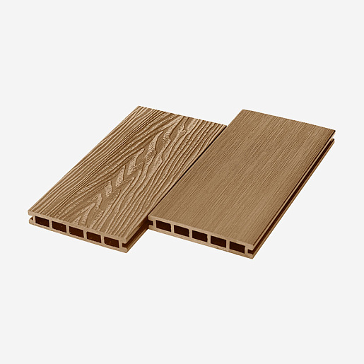 Террасная доска ДПК RusDecking UnoDeck Vintage 4 м Орех 4000 мм x 150 мм
