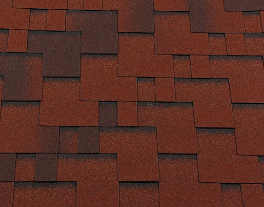 Гибкая черепица RoofShield Премиум Модерн Миндальный 1000 мм x 317 мм