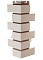 Угол наружный Альта-Профиль коллекция Кирпич клинкерный Белый , фото 