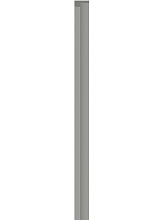 Рейка левая панели VOX Linerio S-line Grey | Серый 2650 мм x 28 мм