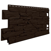 Фасадные панели Vilo Stone (Камень) Dark Brown | Тёмно-коричневый