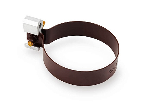 Хомут водосточный Galeco STAL 124/90 Тёмно-коричневый