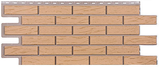 Фасадные панели T-SIDING (Техоснастка) Саман Бежевый 1011 1 090 мм x 455 мм