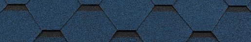 Коньково-карнизная черепица RoofShield Синий 1000 мм x 317 мм