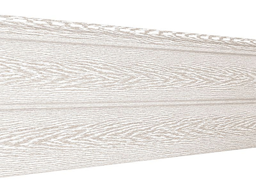 Сайдинг Ю-пласт Timberblock Блок Хаус Ясень Белёный 3050 мм x 230 мм