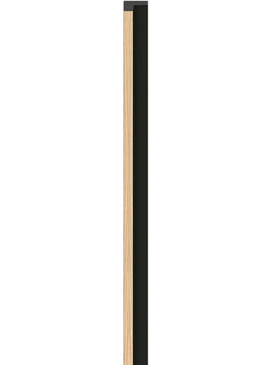 Рейка левая панели VOX Linerio S-line Natural Black 2650 мм x 28 мм