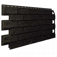 Фасадные панели Vilo Brick (Кирпич) Dark-Brown Без шва 1000 x 420 мм 1000 мм x 420 мм