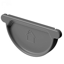 Заглушка желоба Docke Stal Premium Графит RAL 7024 в Обнинске