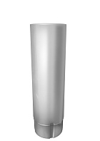 Труба круглая 90 мм, 3 м металлическая водостока GrandLine 125/90 mm RAL 9003 Белый