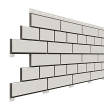 Фасадные панели Dolomit Кирпич Белый 1850 x 210 мм 1850 мм x 210 мм