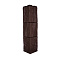 Угол наружный Фасайдинг Дачный Туф Тёмно-коричневый , фото 