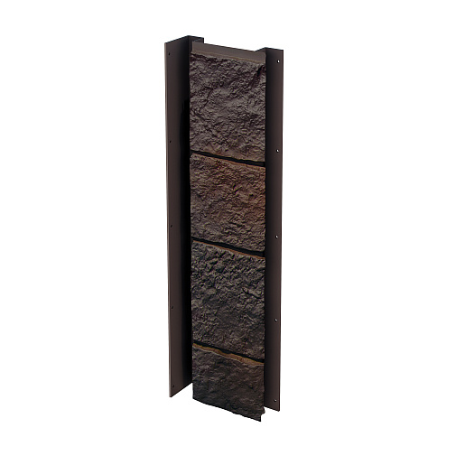 Планка универсальная VOX Solid Sandstone (Песчаник) Dark-Brown | Темно-коричневый 420 мм x 92 мм