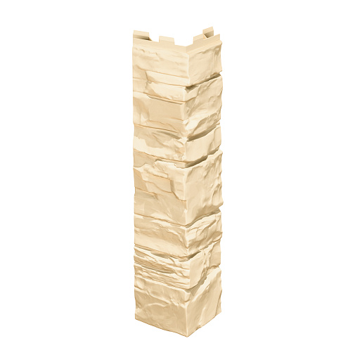 Угол наружный Vilo Stone (Камень) Кремовый 420 мм x 92х92 мм
