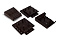 Декоративная заглушка Dolomit в комплекте левая+правая Корица , фото 