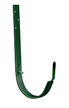 Крюк желоба длинный 125 мм металл Grand Line 125/90 mm RAL 6005 Зелёный мох в Обнинске