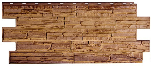 Фасадные панели T-SIDING Альпийская сказка Тянь-Шань 1011-8016 1 090 мм x 455 мм
