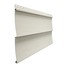 Виниловый сайдинг Docke Standard Ёлочка D5C Сливки 3 000 мм x 256 мм