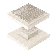Ограждение из ДПК SaveWood Arbor Бежевый Крышка столба 130х130 мм
