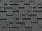 Гибкая черепица RoofShield Премиум Модерн Серый с оттенением , фото 