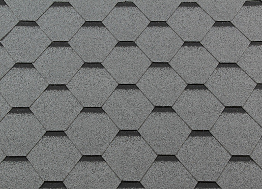 Гибкая черепица RoofShield Премиум Стандарт Серый 1000 мм x 317 мм