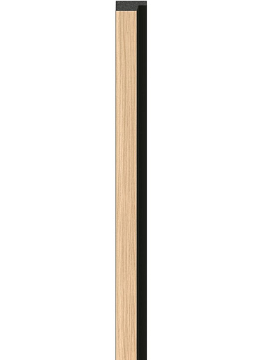Рейка левая панели VOX Linerio M-line Natural Black 2650 мм x 42 мм