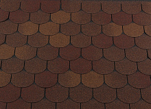 Битумная черепица RoofShield Фемели Лайт Готик Осенний в Обнинске 1000 мм x 333 мм