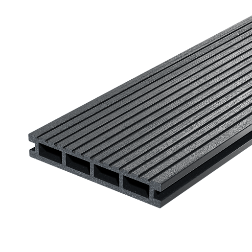 Террасная доска ДПК Decking Urban (В) 3 м Жжёный кедр | Графит 3000 мм x 150 мм