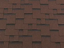 Гибкая черепица RoofShield Классик Модерн Коричневый с оттенением в Обнинске