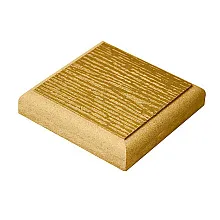 Ограждение из ДПК Faynag Wood Орех Крышка столба 120х120 мм