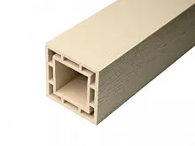 Ограждение из ДПК Faynag Wood Слоновая кость Столб 100х00х3000 м