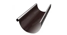 Желоб полукруглый, 125 мм, 3 м металлическая водостока GrandLine 125/90 mm RAL 8017 Коричневый