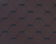 Битумная черепица RoofShield Фемели Лайт Стандарт Коричневый с оттенением в Обнинске