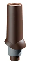 Труба канализационного выхода Docke Premium ИЗЛ-110/500/ Тёмно-коричневый, (RR32)