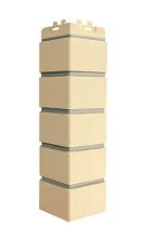 Угол наружный Grand Line Клинкерный кирпич Design Бежевый