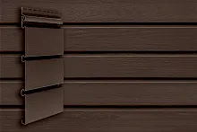 Архитектурный сайдинг планкен Grand Line Acryl Тёмный дуб в Обнинске