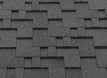 Гибкая черепица RoofShield Премиум Модерн Серый с оттенением в Обнинске