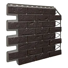 Фасадные панели Fineber Кирпич Баварский Тёмно-коричневый