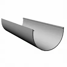 Желоб водосточный Galeco PVC 124/80 Белый в Обнинске