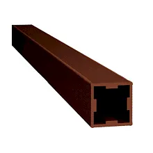 Ограждение из ДПК SaveWood Arbor Терракот Столб промежуточный 70х70х4000 мм