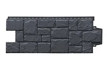 Фасадные панели Grand Line Крупный камень Classic Графит