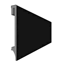 Плинтус напольный VOX Espumo ESP506 120 мм Чёрный