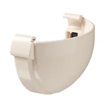 Заглушка желоба ПВХ водостока Docke LUX Латте